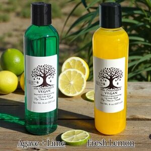 Unshaken Vegan Gel Wash (8oz) (1)Agave+Lime And (1)Fresh Lemon